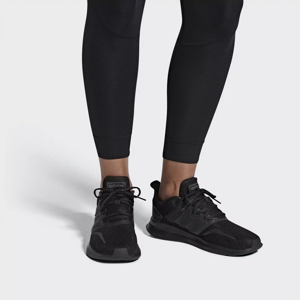 Adidas Runfalcon Tenis Para Correr Negros Para Mujer (MX-79798)